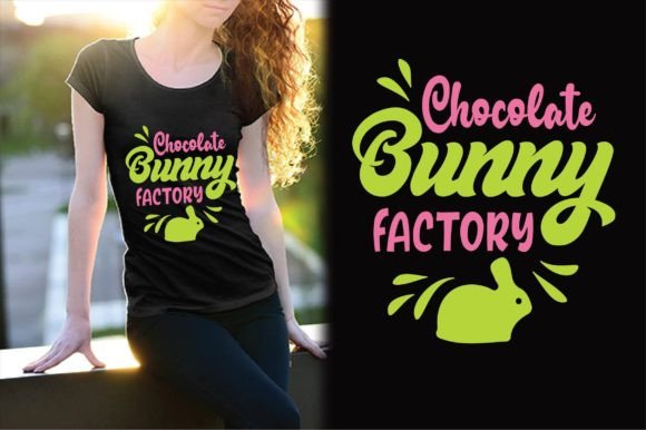 Chocolate Bunny Factory Svg Design for T-Shirt Designs