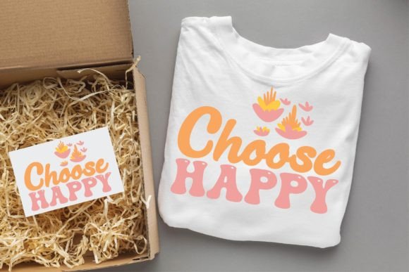 Choose Happy Valentine Groovy Svg Design for T-Shirt Designs