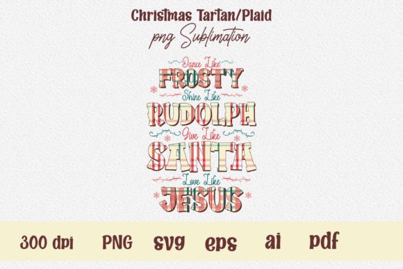 Christmas Plaid Quotes PNG Sublimation for T-Shirt Designs