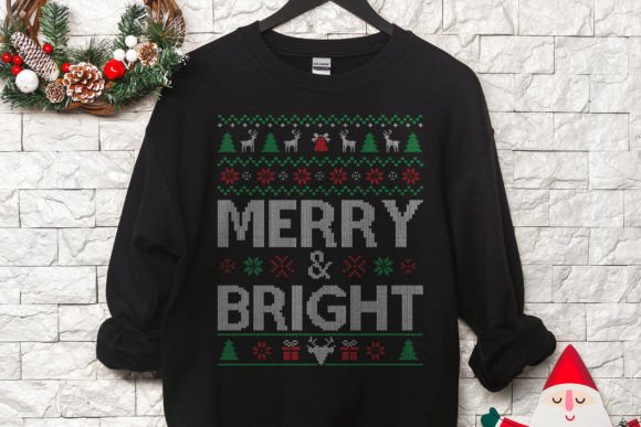 Christmas Sweater Design for T-Shirt Designs