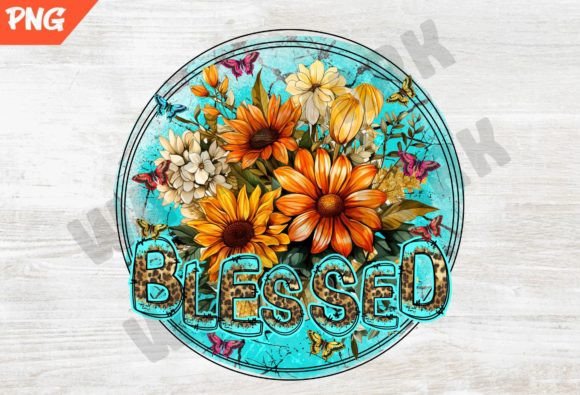 Flower Design, Blessed Png, Flower Png T-Shirt Designs