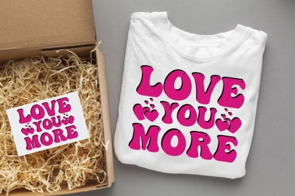 Love You Mare Valentine Groovy Svg T-Shirt Designs