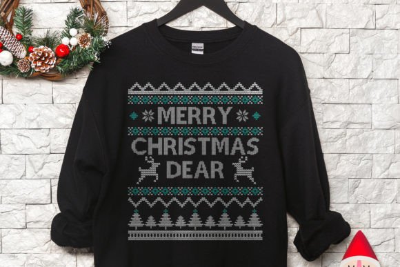 Merry Christmas Dear T-shirt Design