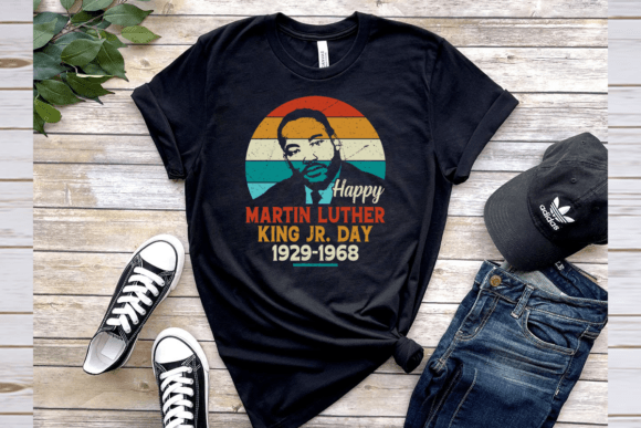MLK Vintage T-Shirt Design
