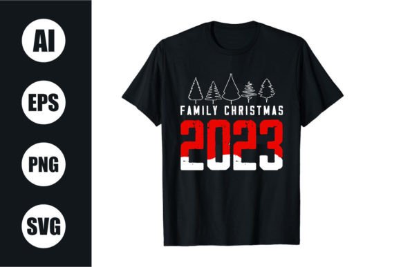 Retro Vintage Family Christmas T Shirt Freebies