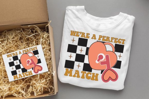 We're a Perfect Match Baby Groovy Svg